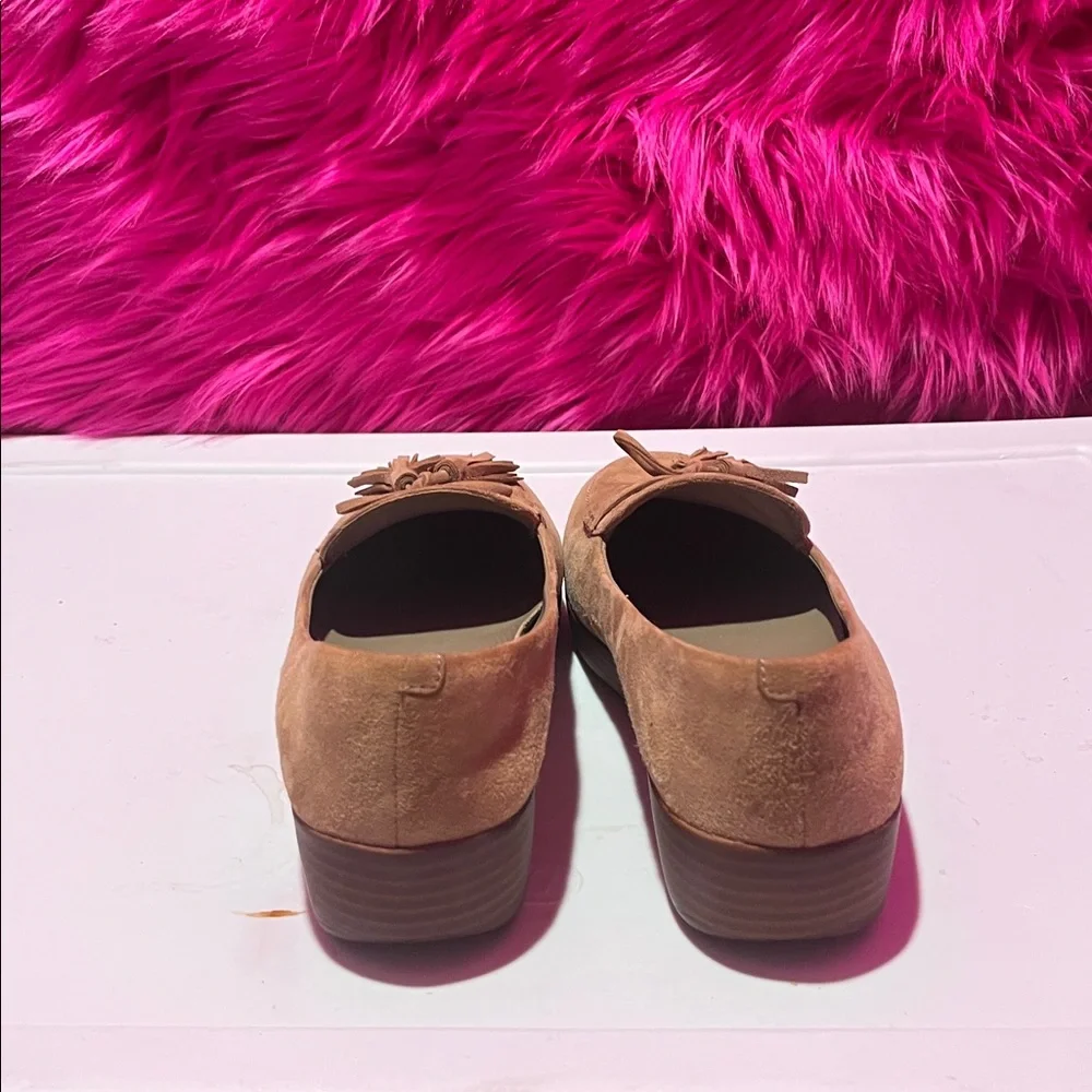 FitFlop Tan Suede Tassel Loafers for Women